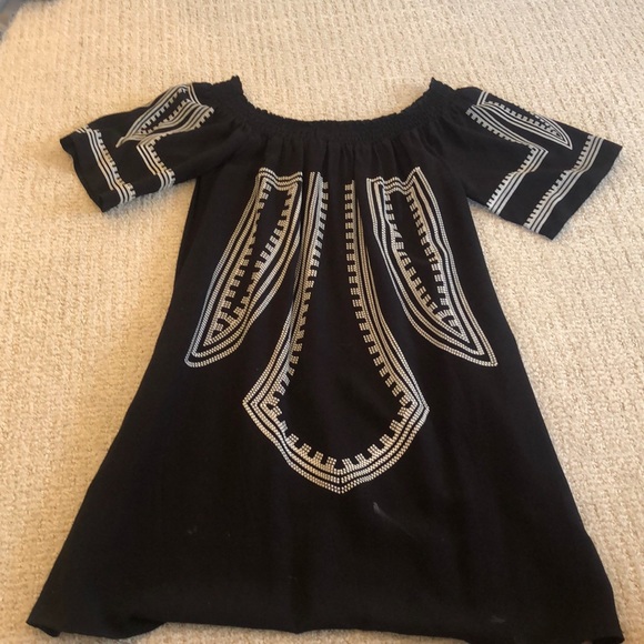 Off-The-Shoulder Aztec Dress - Picture 1 of 1